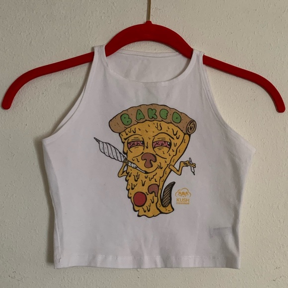 American Apparel Crop top with cool design - Picture 1 of 4